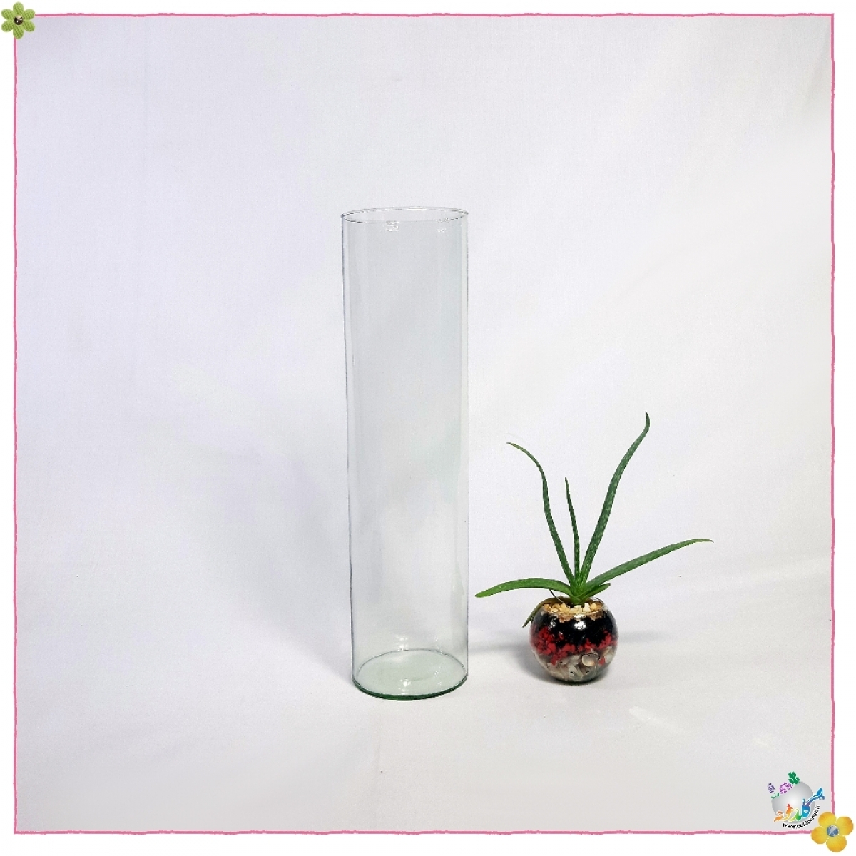 استوانه شیشه ایی قطر 10 ارتفاع 40