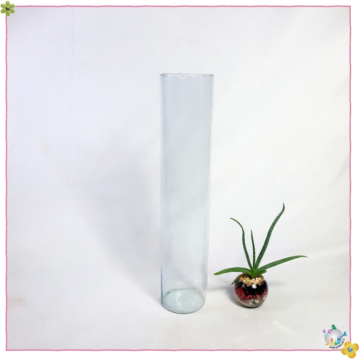 استوانه شیشه ایی قطر 10 ارتفاع 50