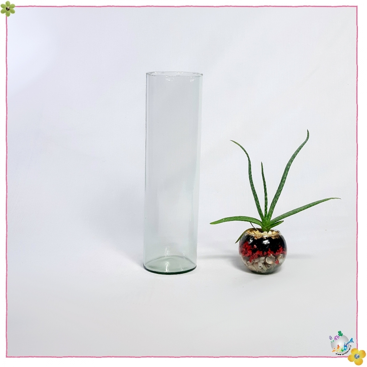 استوانه شیشه ایی قطر 8 ارتفاع 30