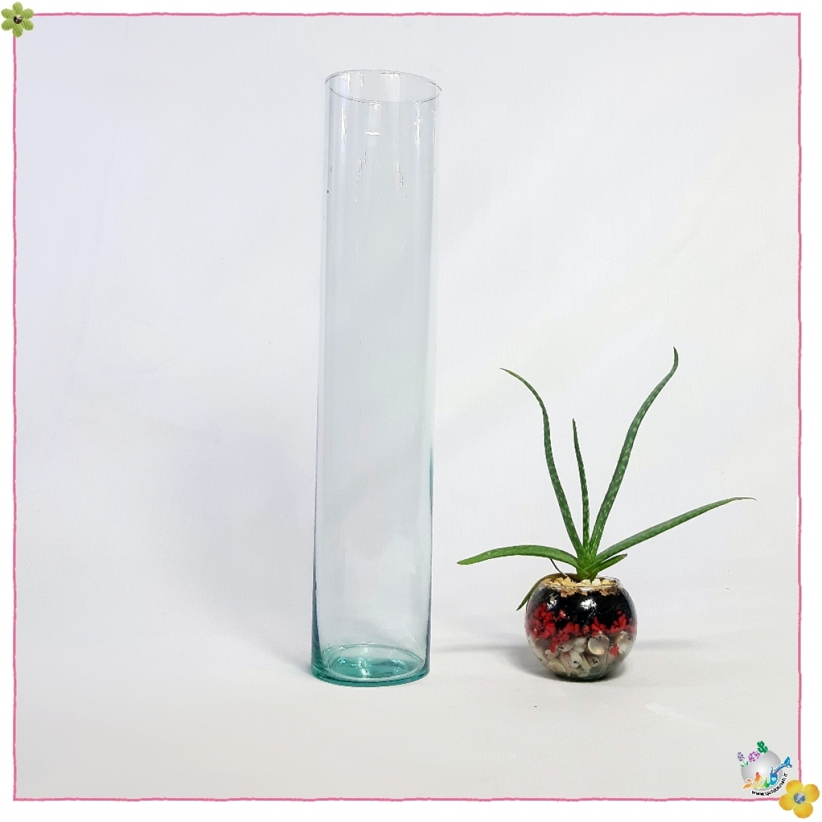 استوانه شیشه ایی قطر 8 ارتفاع 40