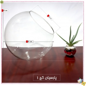 ظرف شیشه ایی کج 1