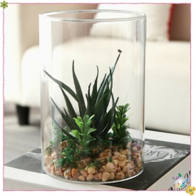استوانه شیشه ایی قطر 12 ارتفاع 20
