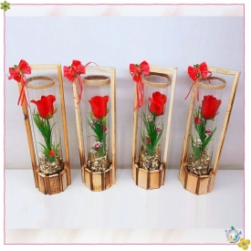 استوانه شیشه ایی قطر 6 ارتفاع 30