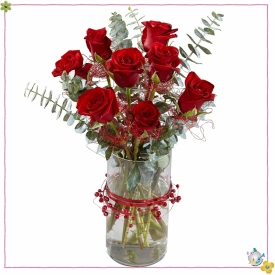 استوانه شیشه ایی قطر 8 ارتفاع 10